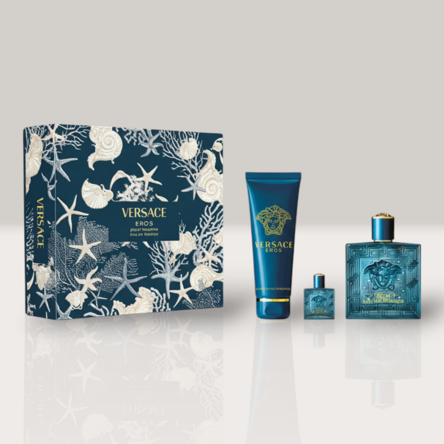 Versace Eros EDP 100ml + 5ml + 150ml Shower Gel